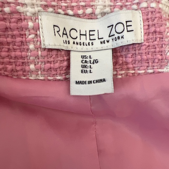 Rachel Zoe Pink Tweed Blazer - Picture 5 of 5